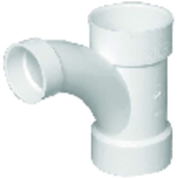 Charlotte Pipe And Foundry Charlotte Pipe Schedule 40 4 in. Hub X 4 in. D Hub PVC Long Turn Wye 1 pk PVC005021600 - main